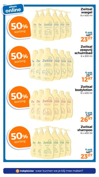 Zwitsal bodylotion aanbieding bij Trekpleister – geldig van 17.02.2026 t/m 01.03.2026