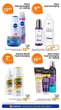 John Frieda haarverzorging en -styling aanbieding bij Trekpleister – geldig van 17.03.2026 t/m 29.03.2026