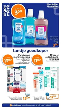 Parodontax mondverzorging aanbieding bij Trekpleister – geldig van 17.03.2026 t/m 29.03.2026
