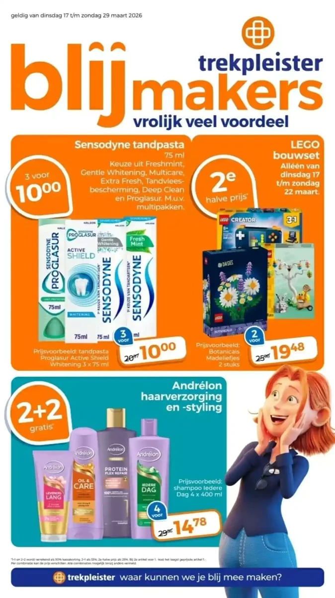 Trekpleister folder – pagina 1