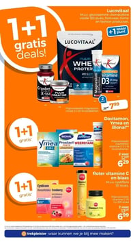 Roter vitamine C en blaas / Cysticare Cranberry aanbieding bij Trekpleister – geldig van 17.03.2026 t/m 29.03.2026