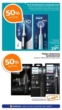 Philips elektrische tandenborstel aanbieding bij Trekpleister – geldig van 17.03.2026 t/m 29.03.2026