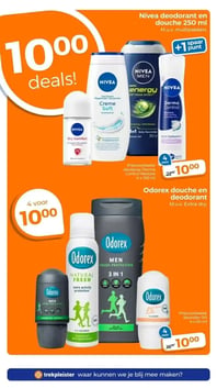 Nivea deodorant en douche 250 ml aanbieding bij Trekpleister – geldig van 17.03.2026 t/m 29.03.2026