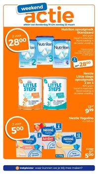 Nestle Little steps opvolgmelk 2 en 3 aanbieding bij Trekpleister – geldig van 17.03.2026 t/m 29.03.2026