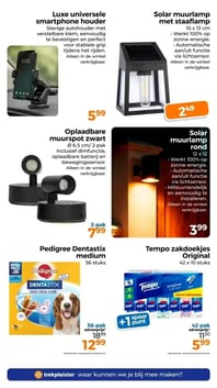 Pedigree Dentastix medium aanbieding bij Trekpleister – geldig van 17.03.2026 t/m 29.03.2026