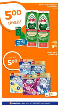 Witte Reus toiletblok aanbieding bij Trekpleister – geldig van 17.03.2026 t/m 29.03.2026