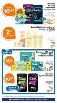 Drynites en Little Swimmers aanbieding bij Trekpleister – geldig van 17.03.2026 t/m 29.03.2026