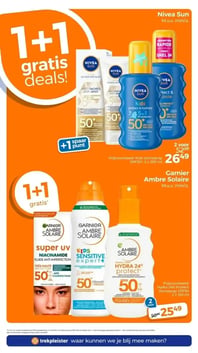 Nivea Sun M.u.v. mini's. aanbieding bij Trekpleister – geldig van 17.03.2026 t/m 29.03.2026