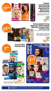 Trekpleister crème haarkleuring aanbieding bij Trekpleister – geldig van 17.03.2026 t/m 29.03.2026