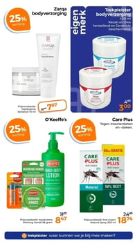 Care Plus aanbieding bij Trekpleister – geldig van 17.03.2026 t/m 29.03.2026