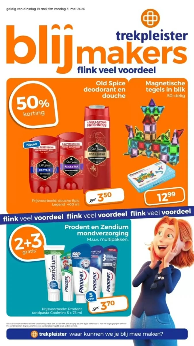Trekpleister folder – pagina 1