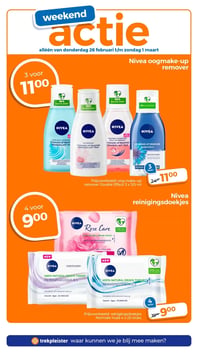 Nivea reinigingsdoekjes aanbieding bij Trekpleister – geldig van 24.02.2026 t/m 01.03.2026