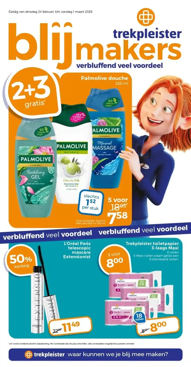 Trekpleister folder – pagina 1
