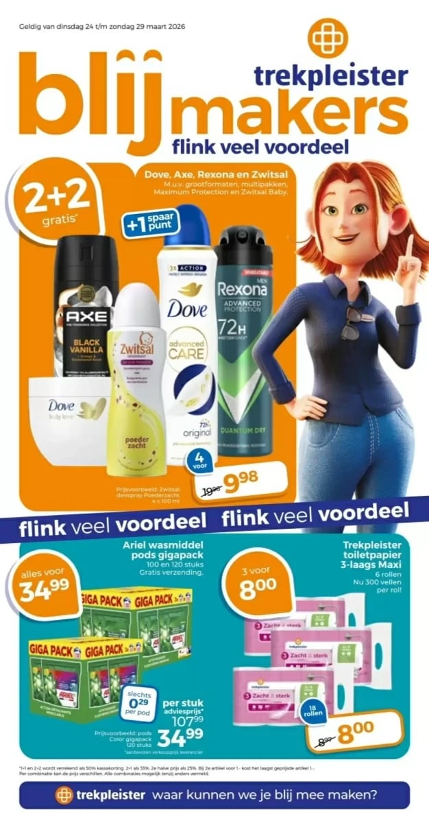 Trekpleister folder – pagina 1