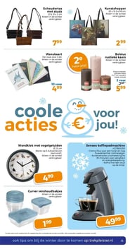 Bolsius rustieke kaars aanbieding bij Trekpleister – geldig van 27.01.2026 t/m 01.02.2026