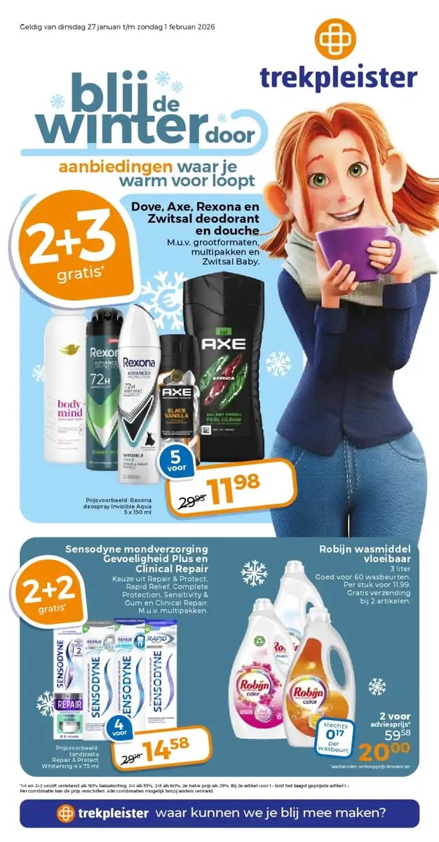 Trekpleister folder – pagina 1