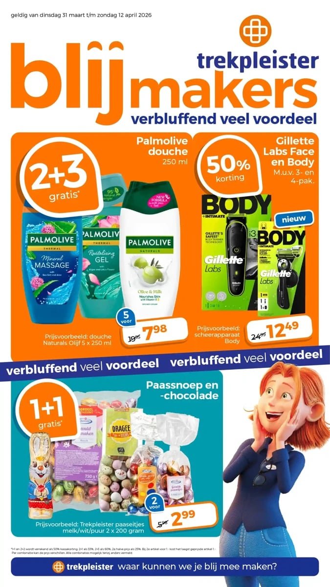 Trekpleister folder – pagina 1