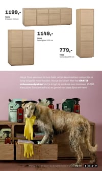 TOVO Dressoir 240 cm aanbieding bij Trendhopper – geldig van 01.03.2026 t/m 29.03.2026