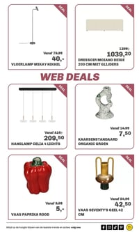 HANGLAMP CELIA 4 LICHTS aanbieding bij Trendhopper – geldig van 15.02.2026 t/m 22.02.2026