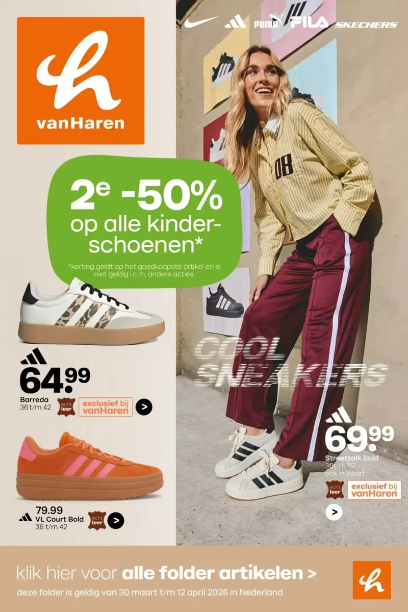 Vanharen folder – pagina 1