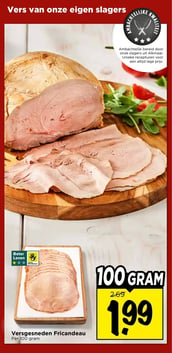 Versgesneden Fricandeau aanbieding bij Vomar – geldig van 01.02.2026 t/m 07.02.2026