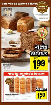 Robberbrood aanbieding bij Vomar – geldig van 01.02.2026 t/m 07.02.2026