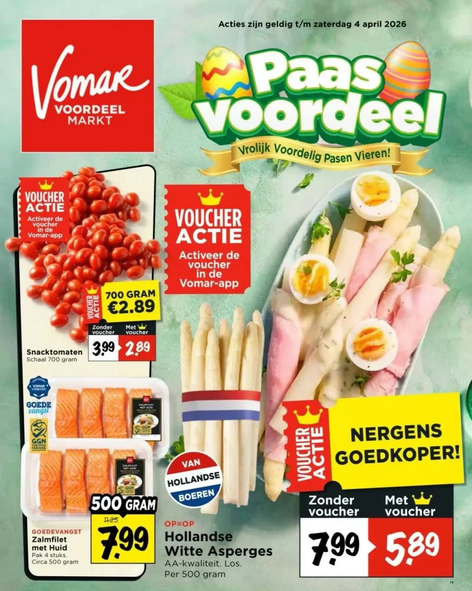 Vomar folder – pagina 1