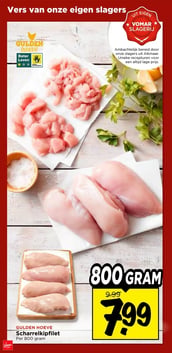 GULDEN HOEVE Scharrelkipfilet aanbieding bij Vomar – geldig van 04.01.2026 t/m 10.01.2026