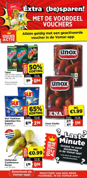 Taksi aanbieding bij Vomar – geldig van 04.01.2026 t/m 10.01.2026