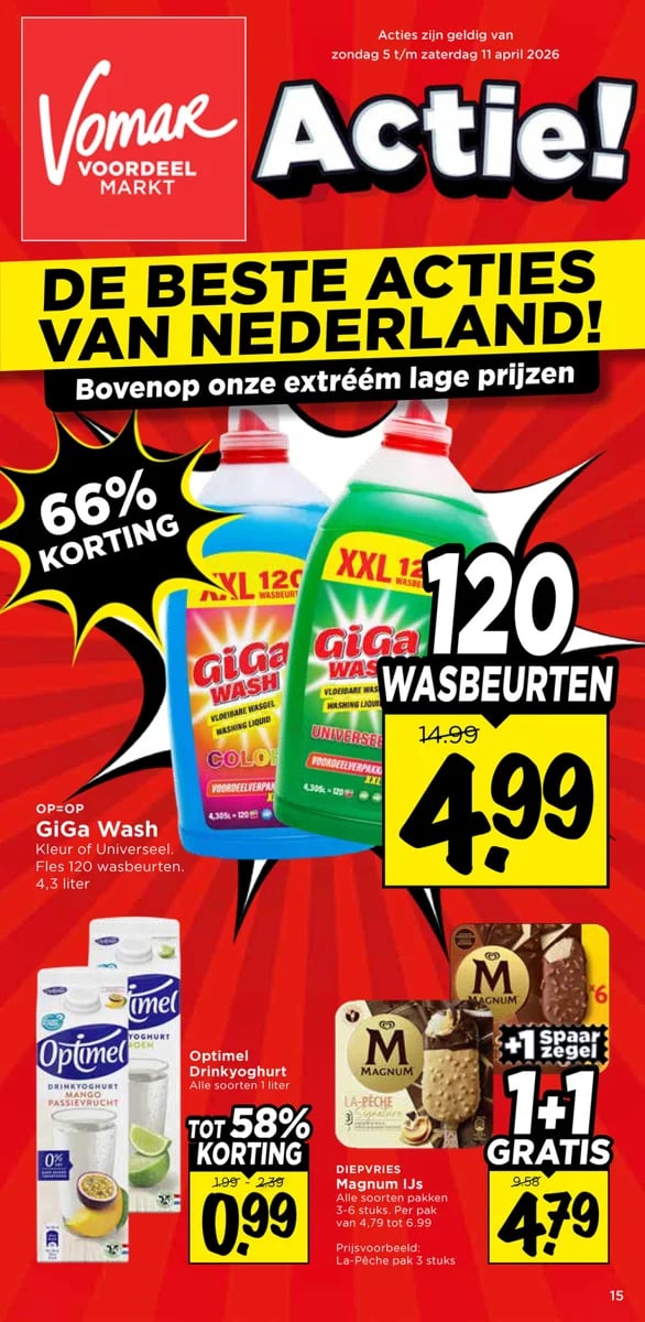 Vomar folder – pagina 1