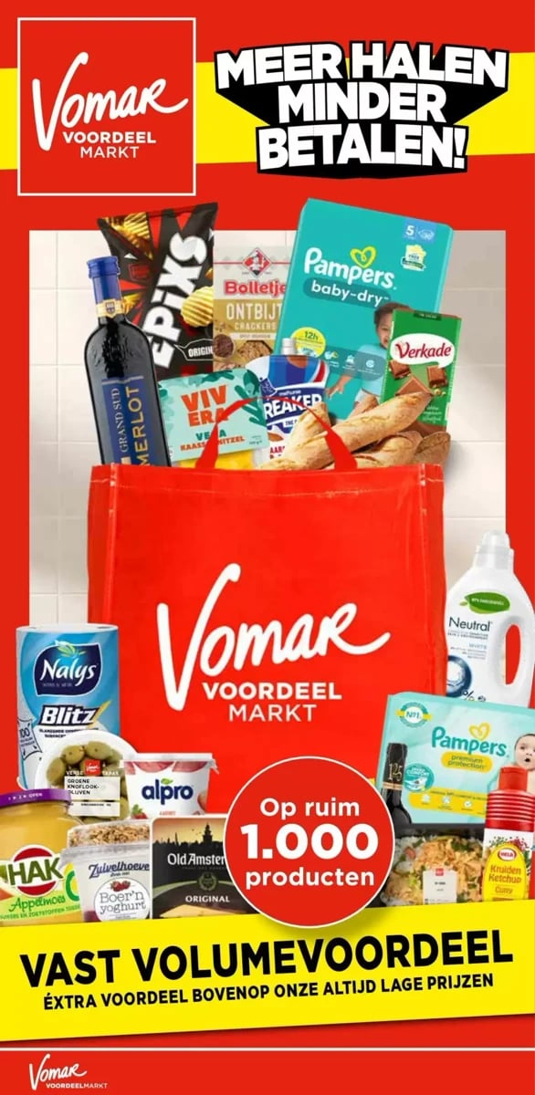 Vomar folder – pagina 1