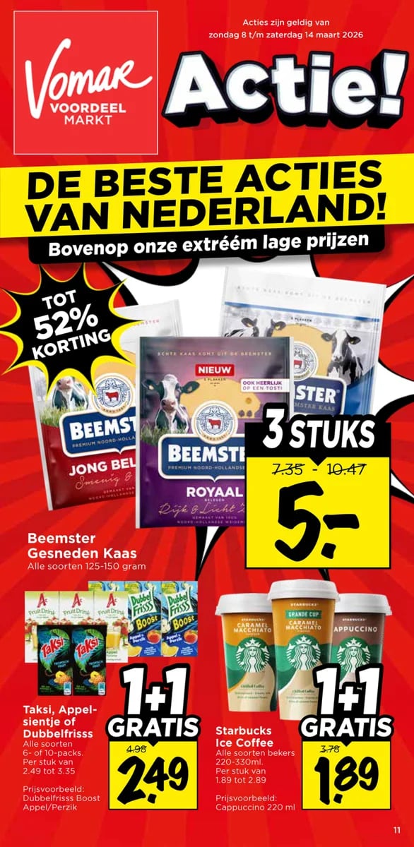 Vomar folder – pagina 1