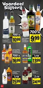 Old Captain Rum of Jachtbitter aanbieding bij Vomar – geldig van 08.03.2026 t/m 14.03.2026