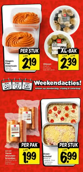 Verse Worstenbroodjes Pak 4 stuks aanbieding bij Vomar – geldig van 11.01.2026 t/m 17.01.2026