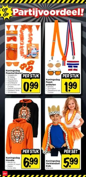 Koningsdag Feestartikelen aanbieding bij Vomar – geldig van 12.04.2026 t/m 18.04.2026