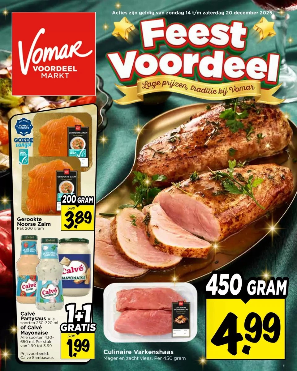 Vomar folder – pagina 1