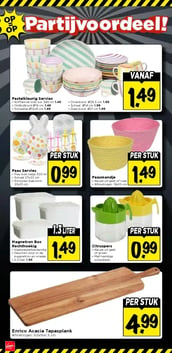 Enrico Acacia Tapasplank aanbieding bij Vomar – geldig van 15.03.2026 t/m 21.03.2026