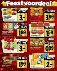 Kerst Donut aanbieding bij Vomar – geldig van 21.12.2025 t/m 27.12.2025
