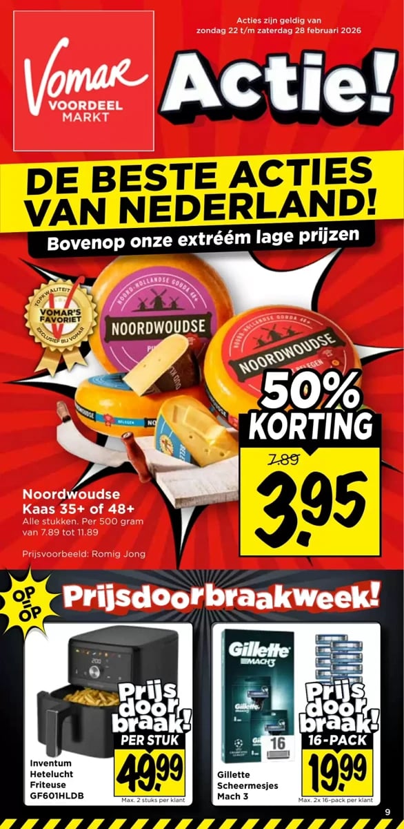 Vomar folder – pagina 1