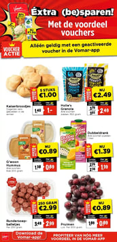 G'woon Hummus aanbieding bij Vomar – geldig van 22.03.2026 t/m 28.03.2026
