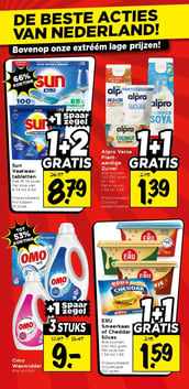 ERU Smeerkaas of Cheddar Slices aanbieding bij Vomar – geldig van 22.03.2026 t/m 28.03.2026