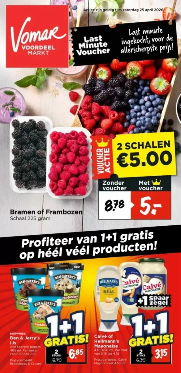 Vomar folder – pagina 1