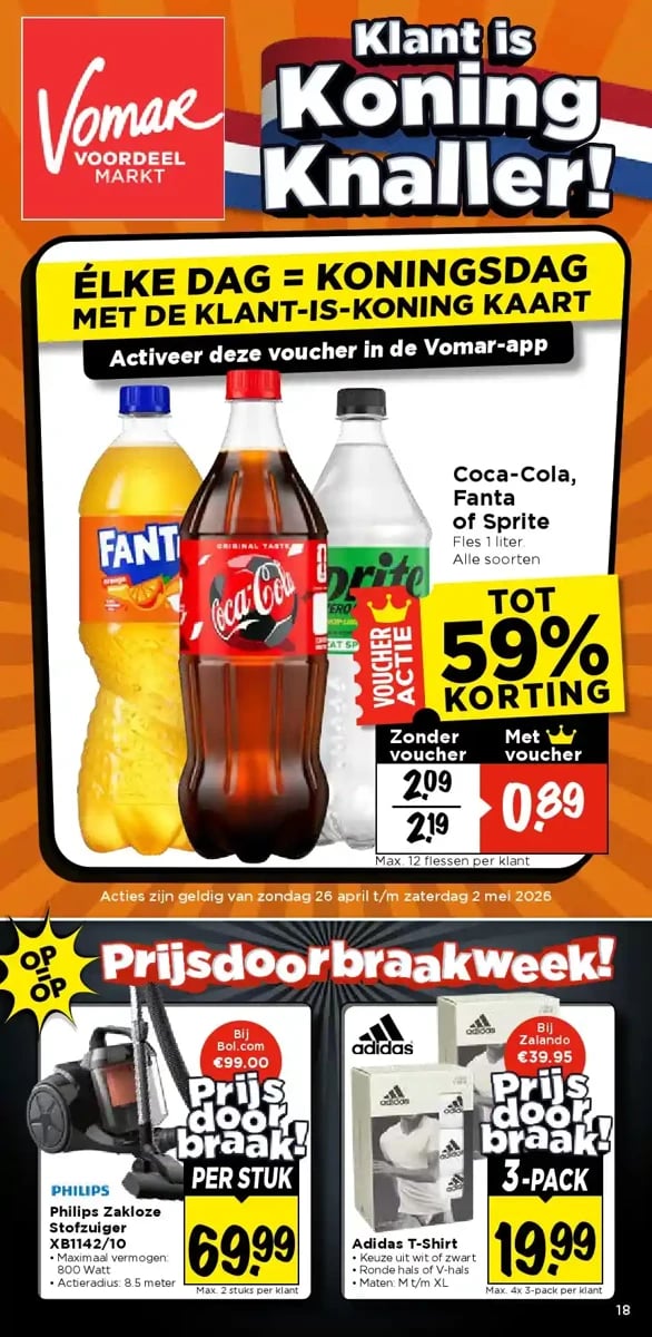 Vomar folder – pagina 1