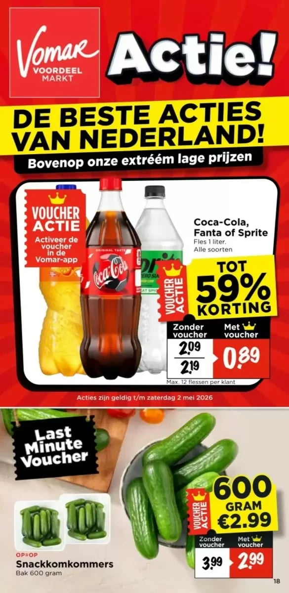 Vomar folder – pagina 1