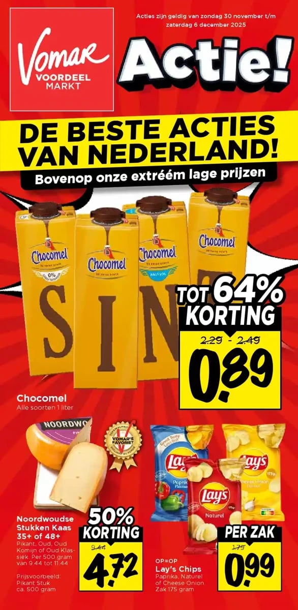 Vomar folder – pagina 1
