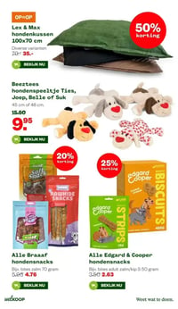 Alle Edgard & Cooper hondensnacks aanbieding bij Welkoop – geldig van 02.02.2026 t/m 15.02.2026