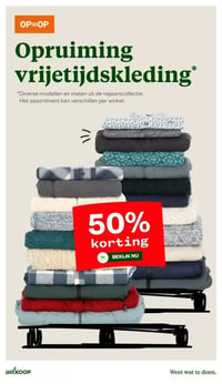 Opruiming vrijetijdskleding* aanbieding bij Welkoop – geldig van 12.01.2026 t/m 18.01.2026