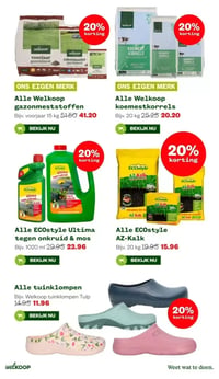 Alle tuinklompen aanbieding bij Welkoop – geldig van 16.02.2026 t/m 01.03.2026