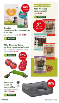 Smølke honden- of kattenvoeding 2 of 3 kg aanbieding bij Welkoop – geldig van 16.02.2026 t/m 01.03.2026