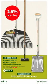 Alle Welkoop en Welkoop Select tuinhangereedschap aanbieding bij Welkoop – geldig van 16.03.2026 t/m 29.03.2026